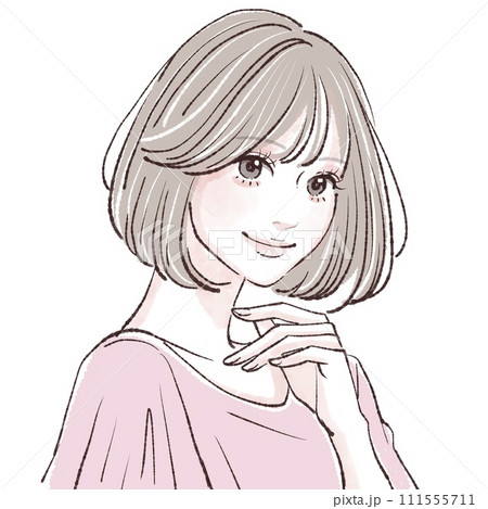 女性・女の子のイラスト素材 111555711
