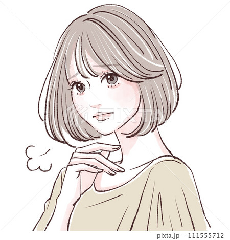 女性・女の子のイラスト素材 111555712