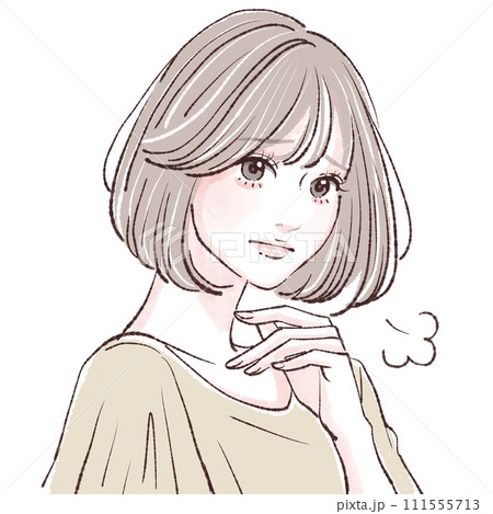 女性・女の子のイラスト素材 111555713