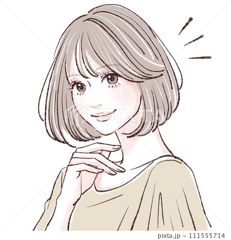 女性・女の子のイラスト素材 111555714