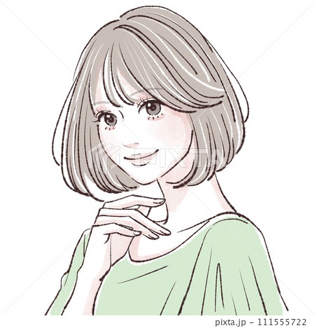 女性・女の子のイラスト素材 111555722