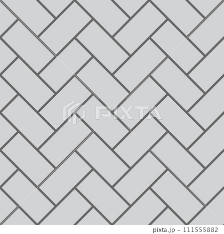 Herring bone cobblestone paving pattern, grey tile. Vector garden or park street or sidewalk flooring, pavement blocks or granite bricks top view Herring bone cobblestone paving pattern, grey tile. Vector garden or park street or sidewalk flooring, pavement blocks or granite bricks top view 111555882