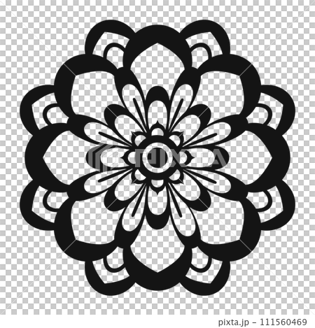 剪紙風格花 10 111560469