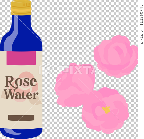 edible rose water 111560741