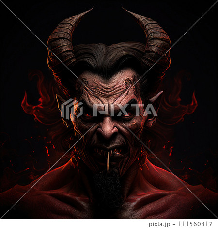 demon portrait, fantasy illustration 111560817