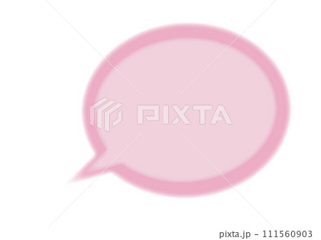 シンプルな吹き出し 111560903