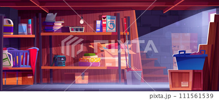 House basement room interior 111561539