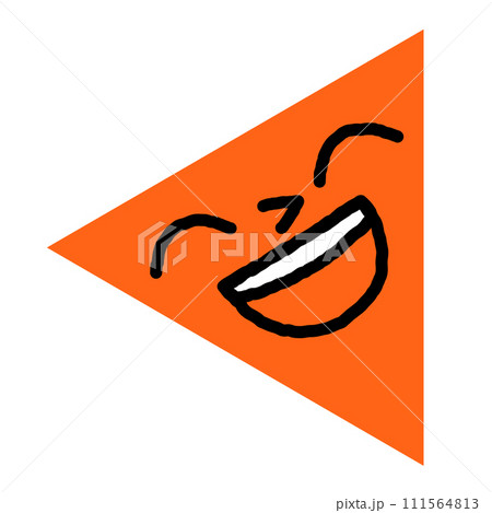 Triangle geometric figure vector illustration 111564813