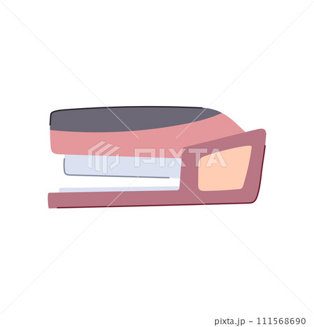 drawing stapler cartoon vector illustration 111568690
