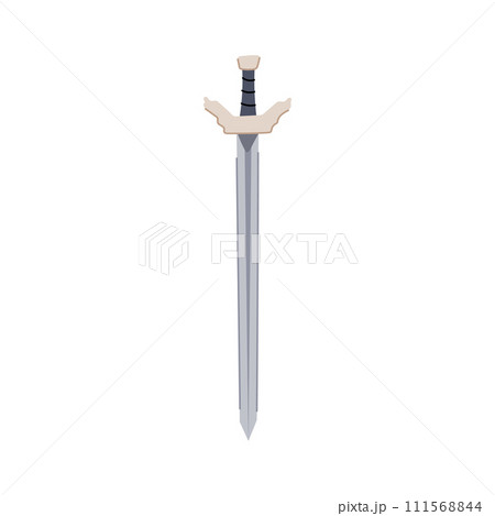 knife medieval sword cartoon vector illustration 111568844