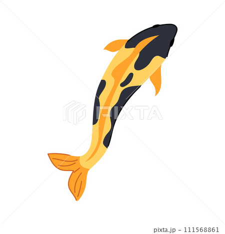 chinese koi fish carp cartoon vector illustration chinese koi fish carp cartoon vector illustration 111568861