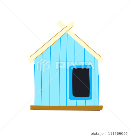 shelter dog house cartoon vector illustration 111569095