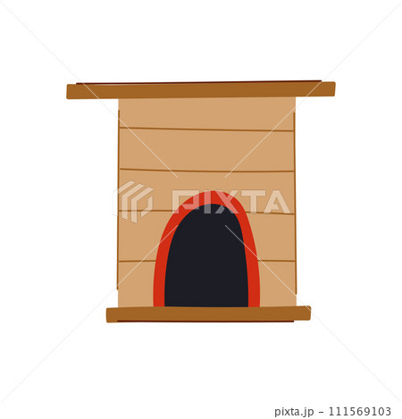 home dog house cartoon vector illustration 111569103