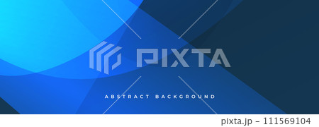 Abstract dark blue minimal background with dynamic wave shapes 111569104