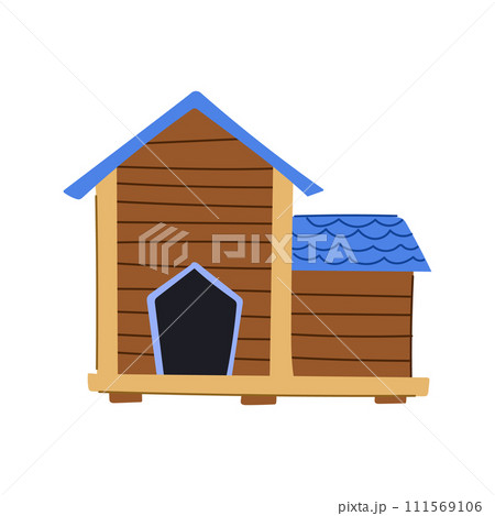 animal dog house cartoon vector illustration 111569106