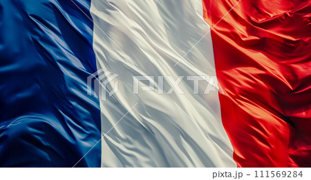 French tricolor flag, Bastille Day concept 111569284