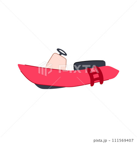 baby boat toy cartoon vector illustration 111569407