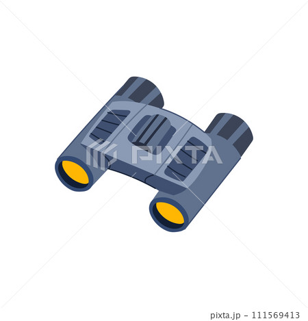 hand binoculars cartoon vector illustration 111569413