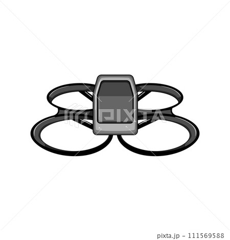 isometric quadcopter cartoon vector illustration 111569588