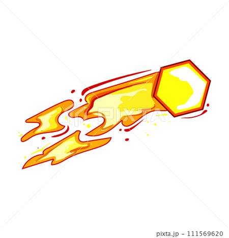 gun projectile game cartoon vector illustration 111569620