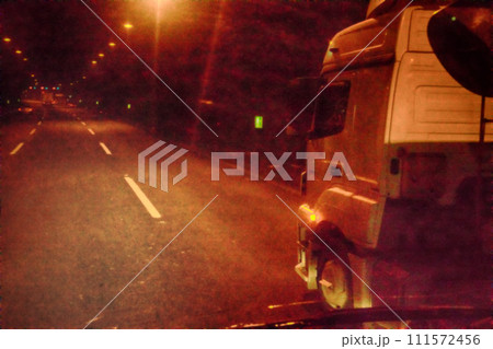 road in tunnel driving background vehicle transportation road in tunnel driving background vehicle transportation 111572456