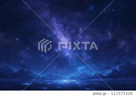 幻想的宇宙の夜明け: 神秘的な光を放つ星々 AI画像 17 111573326