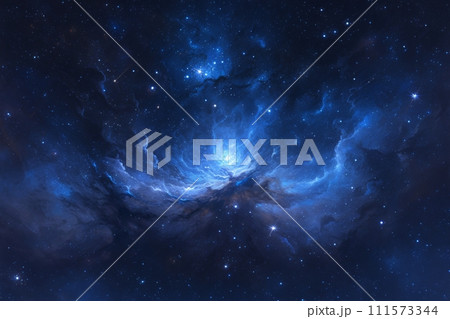 幻想的宇宙の夜明け: 神秘的な光を放つ星々 AI画像 34 111573344