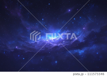 幻想的宇宙の夜明け: 神秘的な光を放つ星々 AI画像 36 111573346