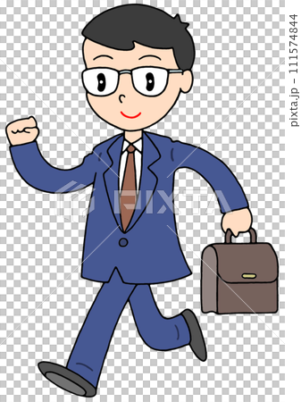 Business - Young businessman, going to work, commuting, going to work 111574844