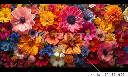 AI-generated content. Cosmos flower field AI-generated content. Cosmos flower field 111574991