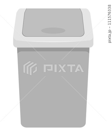 recycling bin trash bucket stock vector illustration 111576338
