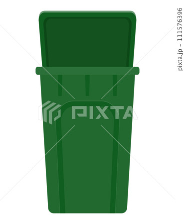 recycling bin trash bucket stock vector illustration 111576396