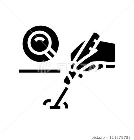 biopsy surgery doctor glyph icon vector illustration 111579785