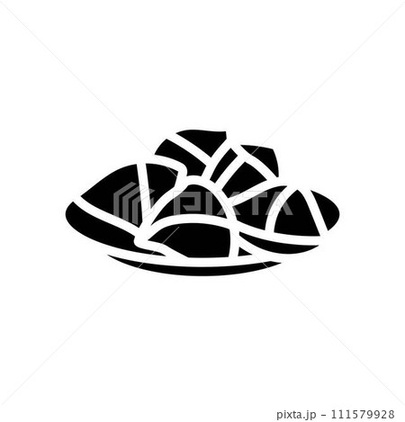 samosa indian cuisine glyph icon vector illustration samosa indian cuisine glyph icon vector illustration 111579928