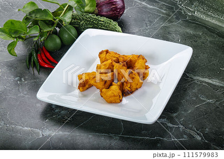 Indian cuisine - paneer pakora cheese Indian cuisine - paneer pakora cheese 111579983