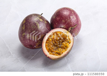 Fresh ripe sweet tropical Maracuya Fresh ripe sweet tropical Maracuya 111580350