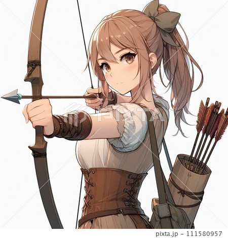 アーチャーの女性戦士 111580957