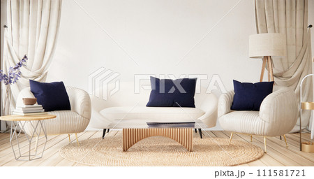 Purple japan interior style has a armchair sofa on living room minimal Purple japan interior style has a armchair sofa on living room minimal 111581721