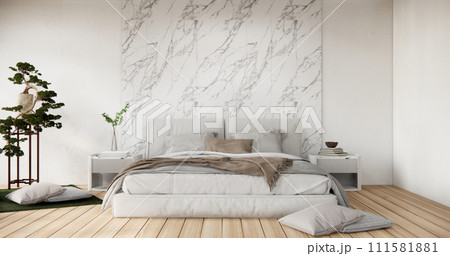 interior mock up with decoration in bedroom. interior mock up with decoration in bedroom. 111581881
