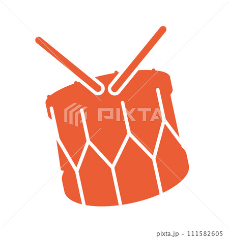 Traditional brazilian drum Percussion instrument Vector Traditional brazilian drum Percussion instrument Vector 111582605