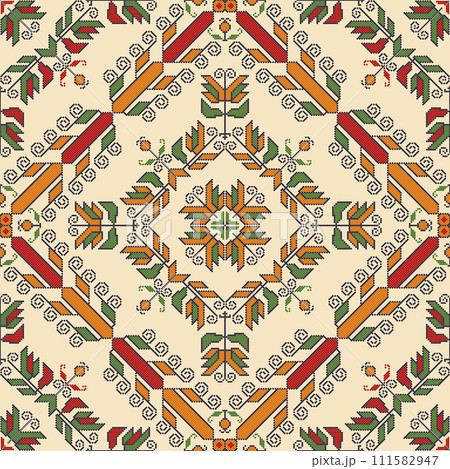 Bulgarian embroidery pattern 54 Bulgarian embroidery pattern 54 111582947