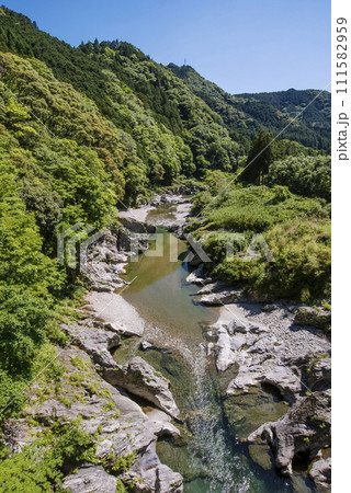 新緑に映え櫛田川 三重の河川 下剋上球児ドラマロケ地 三重県松阪の観光スポット 新緑に映え櫛田川 三重の河川 下剋上球児ドラマロケ地 三重県松阪の観光スポット 111582959
