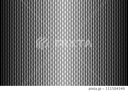 Abstract Halftone Black and White Striped Textured Background. Parallel Straight Lines Texture. Vector Art. 111584340