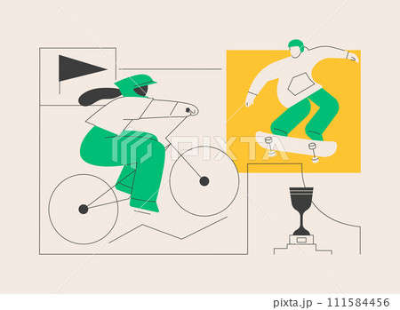 Extreme camp abstract concept vector illustration. Extreme camp abstract concept vector illustration. 111584456