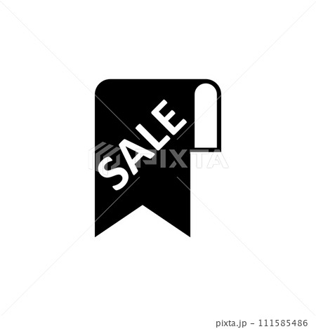 Discount Percent Tag Flat Vector Icon Discount Percent Tag Flat Vector Icon 111585486
