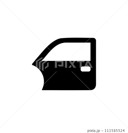 Car door icon. Vector concept illustration for design. 111585524