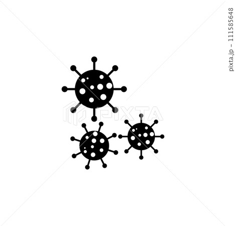 Ink Splashes Blots Flat Vector Icon 111585648