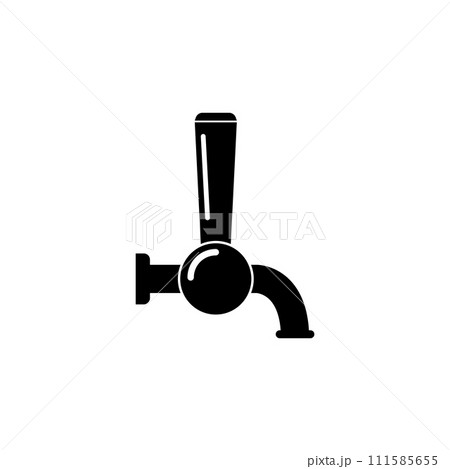 Beer Crane Flat Vector Icon 111585655