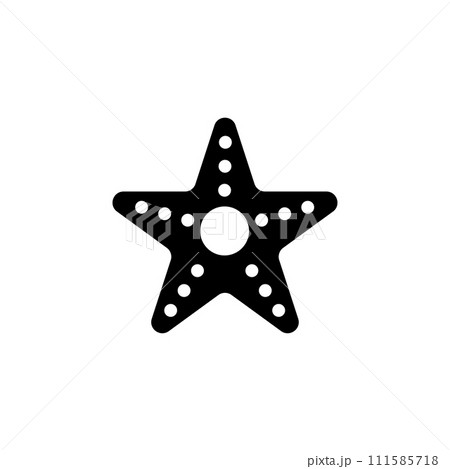 starfish icon isolated starfish icon isolated 111585718