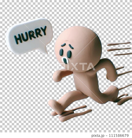clay doll in a hurry clay doll in a hurry 111586679